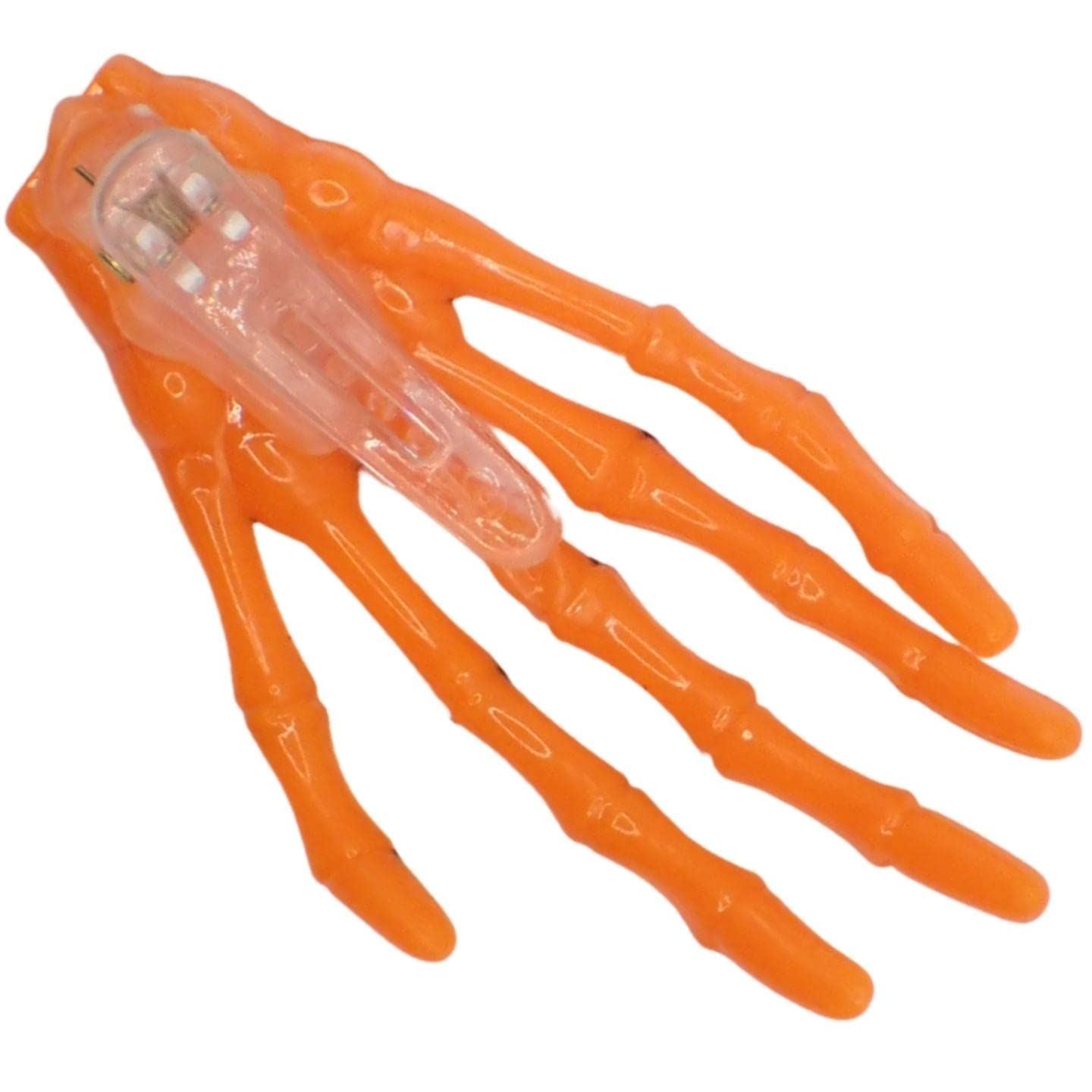 Skeleton Hand Hair Clips for Girls & Boys Halloween Accessories, Bright Gothic Skeleton Accessories